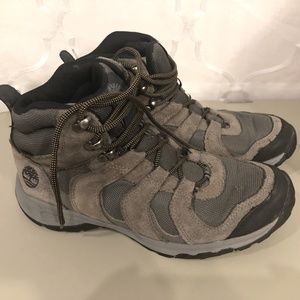 Timberland Brown Leather Lace Up Hiking Boots 7.5